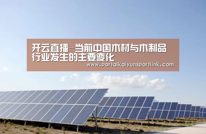 开云直播-当前中国木材与木制品行业发生的主要变化(图2) 开云体育官网